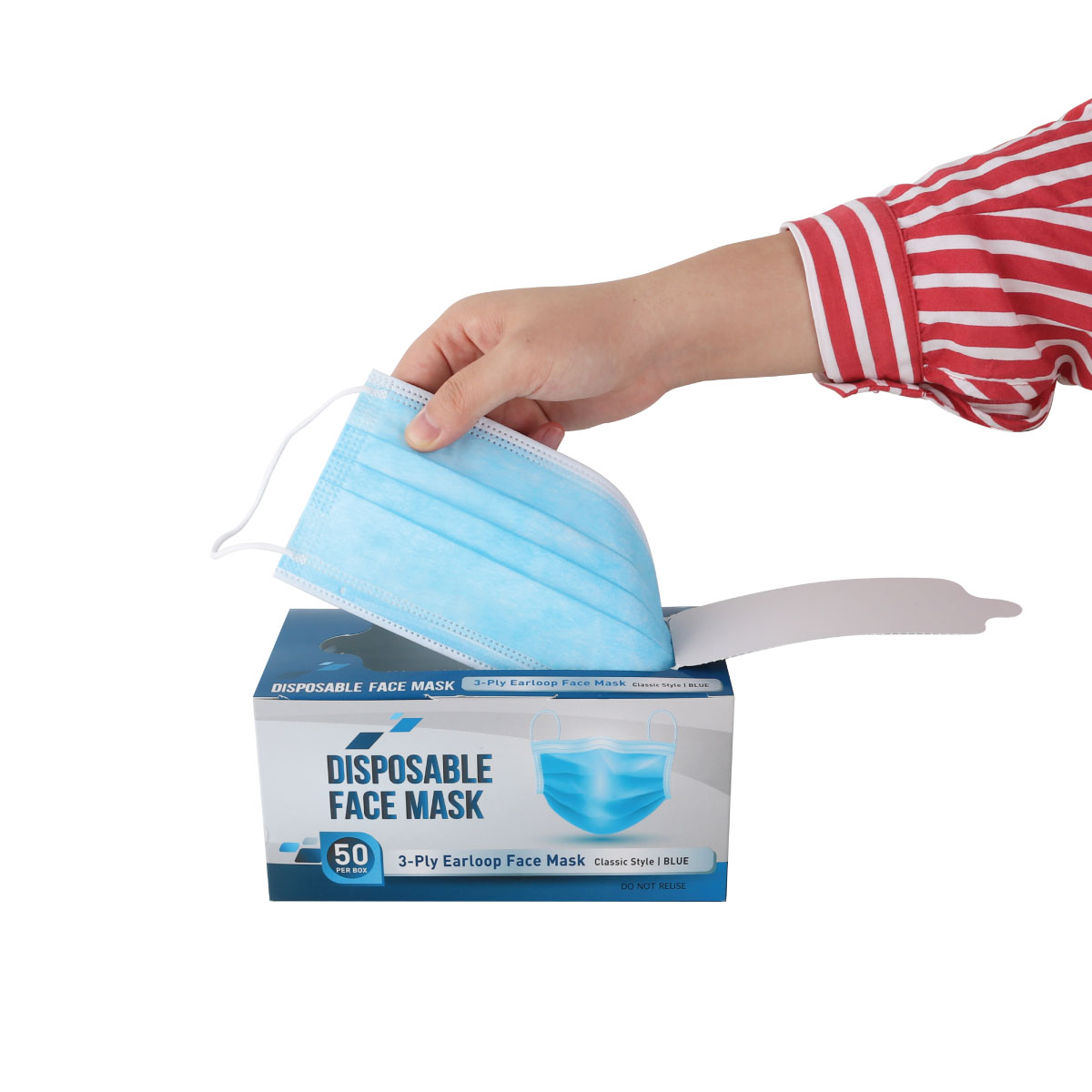 Bulk Disposable 3 Ply Face Masks (50 Pack) Promotion Products